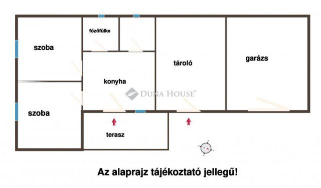 Eladó családi ház, Szentmártonkátán 35 M Ft, 2 szobás