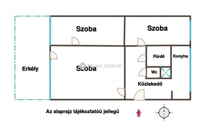 Eladó téglalakás, Budapesten, XVII. kerületben 60 M Ft, 3 szobás
