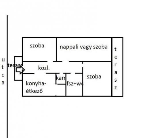 Kiadó családi ház, albérlet, Érden 280 E Ft / hó, 3 szobás