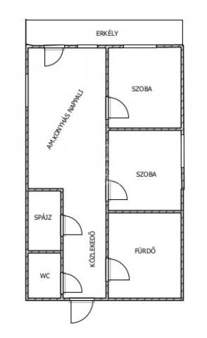 Eladó téglalakás, Szegeden 78.9 M Ft, 1+2 szobás
