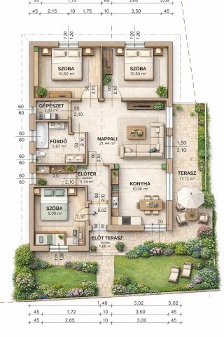 Eladó családi ház, Székesfehérvárott 89 M Ft, 4 szobás