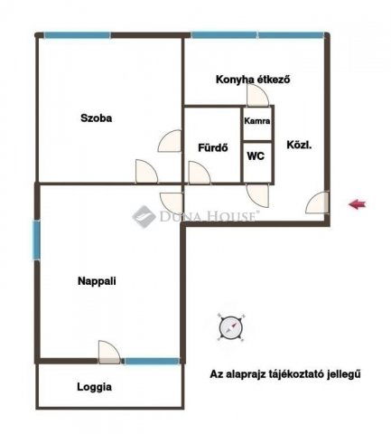 Eladó téglalakás, Halásztelken 52.5 M Ft, 2 szobás