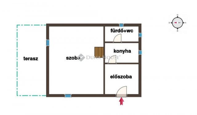 Eladó nyaraló, Salgótarjánban, Görbe utcában 15 M Ft, 1 szobás