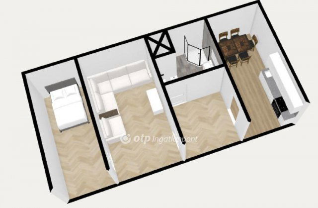 Eladó téglalakás, Budapesten, VIII. kerületben 79.2 M Ft