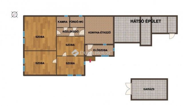 Eladó családi ház, Jánoshidán 23 M Ft, 4 szobás