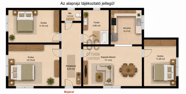 Eladó családi ház, Ercsiben 38 M Ft, 4 szobás