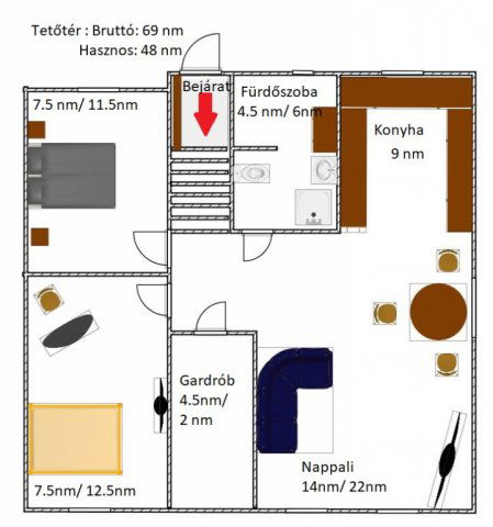 Eladó családi ház, Budapesten, XV. kerületben 139.99 M Ft