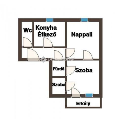 Eladó téglalakás, Pécsett, József Attila utcában 57 M Ft