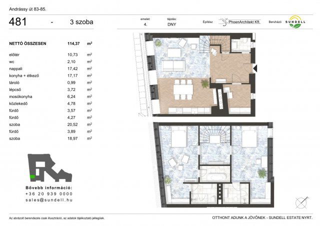 Eladó téglalakás, Budapesten, VI. kerületben, Andrássy úton