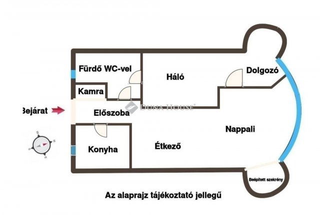 Eladó téglalakás, Budapesten, VI. kerületben 99 M Ft, 2 szobás