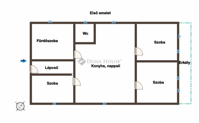 Eladó családi ház, Berhidán 78 M Ft, 6 szobás