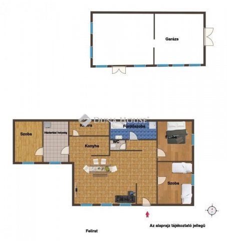 Eladó családi ház, Olaszfán 96 M Ft, 4 szobás