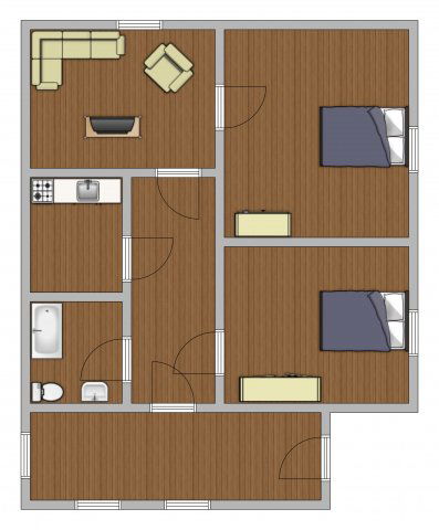 Eladó családi ház, Pakson 33.9 M Ft, 2 szobás