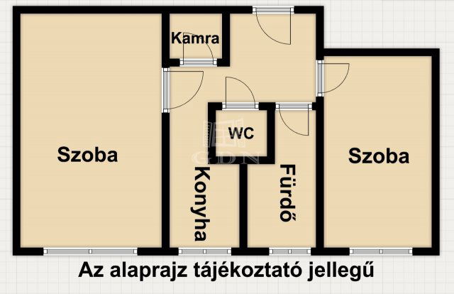Eladó téglalakás, Budapesten, X. kerületben 63.9 M Ft, 2 szobás
