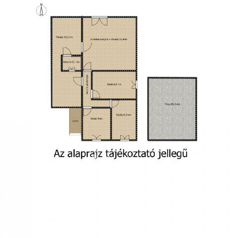 Eladó családi ház, Tasson 55 M Ft, 2+1 szobás