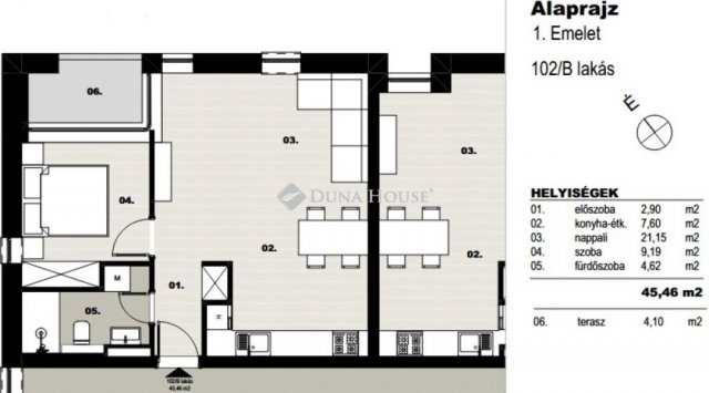 Eladó téglalakás, Debrecenben 60.909 M Ft, 4 szobás