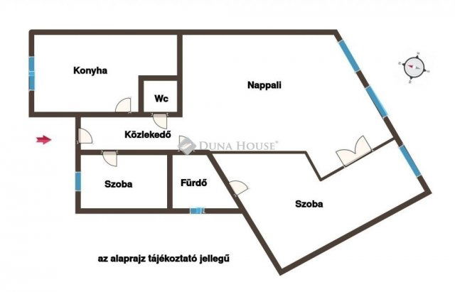 Eladó téglalakás, Budapesten, VII. kerületben 94 M Ft, 3 szobás