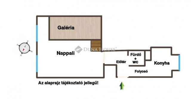 Eladó téglalakás, Budapesten, VIII. kerületben 42 M Ft, 1 szobás