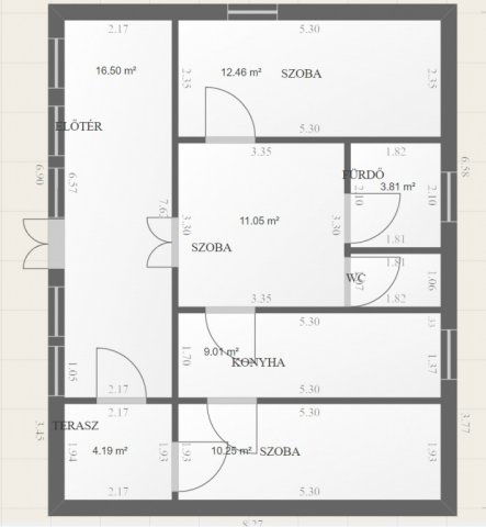Eladó családi ház, Lepsényben 19.5 M Ft, 3 szobás