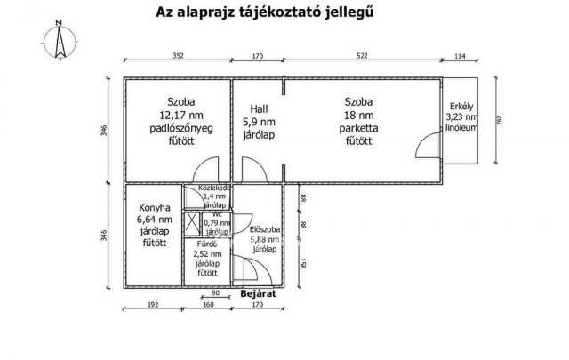 Eladó panellakás, Mosonmagyaróváron 46 M Ft, 2 szobás