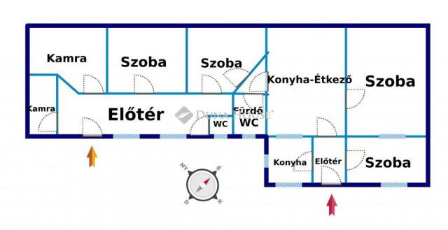 Eladó családi ház, Kiskunfélegyházán 23 M Ft, 4 szobás