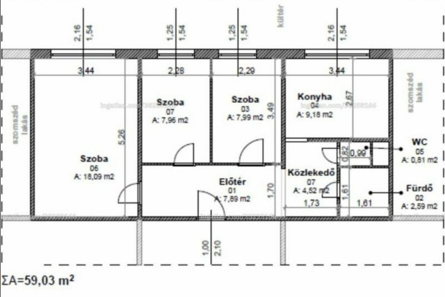 Eladó panellakás, Budapesten, XIX. kerületben 64.9 M Ft