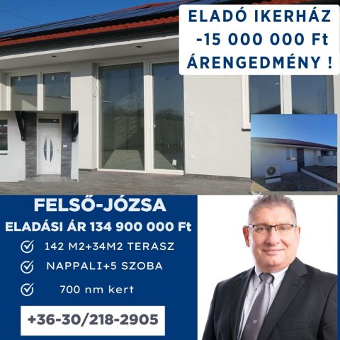 Eladó családi ház, Debrecenben 134.99 M Ft, 6 szobás
