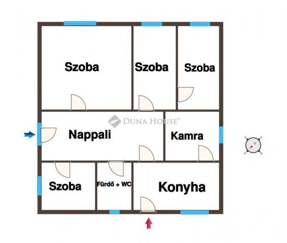 Eladó családi ház, Kiskunfélegyházán 32.9 M Ft, 5 szobás