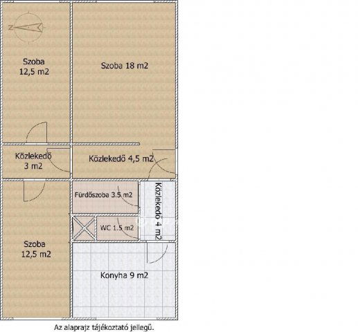 Eladó panellakás, Budapesten, XX. kerületben 60 M Ft, 3 szobás