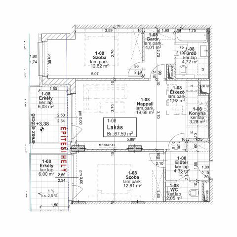 Eladó téglalakás, Budapesten, XIII. kerületben, Jász utcában