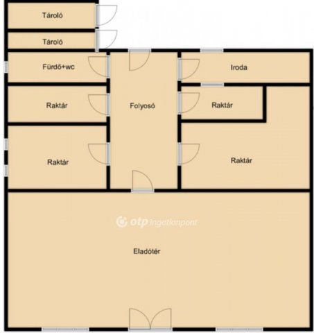 Eladó üzlethelyiség, Kabán 19.9 M Ft / költözzbe.hu