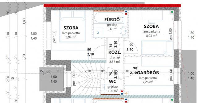 Eladó sorház, Székesfehérvárott, Tasnádi utcában 87.8 M Ft