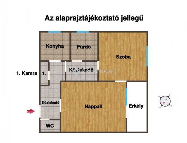 Eladó téglalakás, Budapesten, XXI. kerületben 55 M Ft, 2 szobás