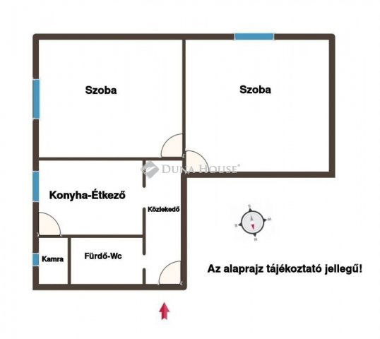 Eladó téglalakás, Bázakerettyén 13 M Ft, 2 szobás