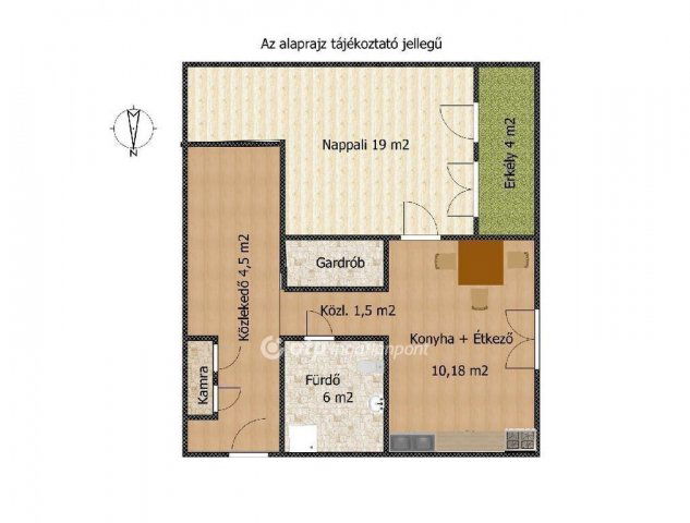 Eladó téglalakás, Budapesten, XX. kerületben 51.5 M Ft, 1 szobás