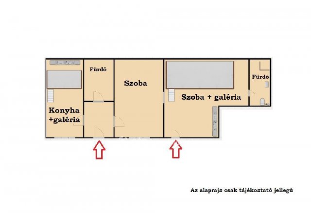 Eladó téglalakás, Budapesten, VII. kerületben 99 M Ft, 2 szobás