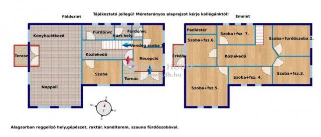 Eladó családi ház, Abaligeten 139 M Ft, 9 szobás