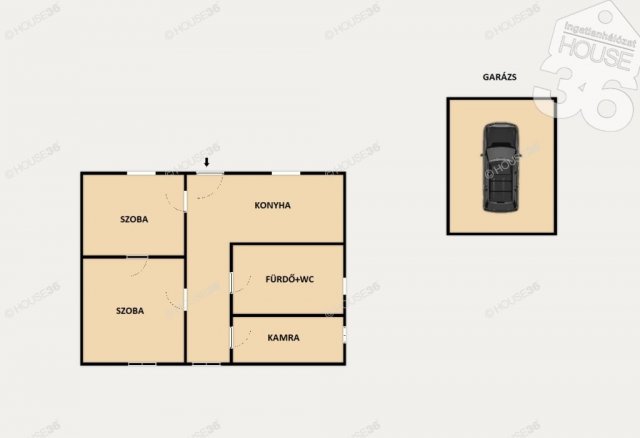 Eladó téglalakás, Nagykőrösön 36.9 M Ft, 2 szobás