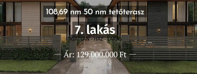 Eladó sorház, Balatonföldváron 129 M Ft, 3 szobás