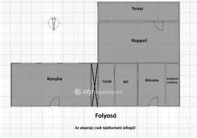 Eladó panellakás, Siófokon 59.9 M Ft, 1 szobás