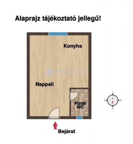 Eladó téglalakás, Budapesten, VIII. kerületben 43.6 M Ft