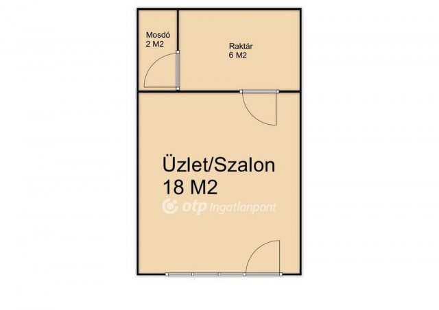 Eladó üzlethelyiség, Nyíregyházán 12.9 M Ft