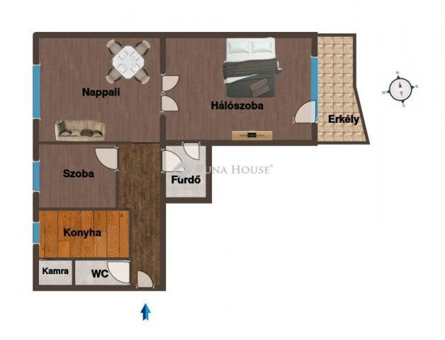 Kiadó téglalakás, albérlet, Budapesten, III. kerületben