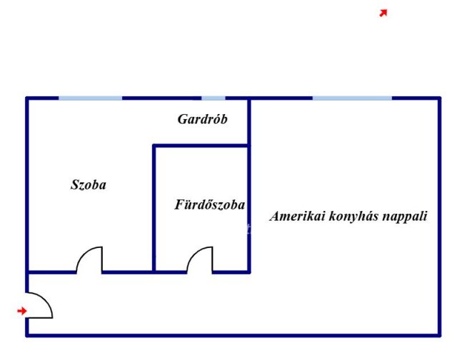 Eladó téglalakás, Miskolcon 17.8 M Ft, 1+1 szobás