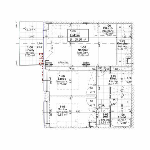 Eladó téglalakás, Budapesten, XIII. kerületben, Jász utcában
