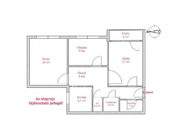 Eladó panellakás, Budapesten, X. kerületben 69.9 M Ft, 3 szobás
