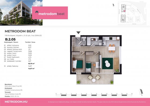 Eladó téglalakás, XIII. kerületben, Sólyatér utcában