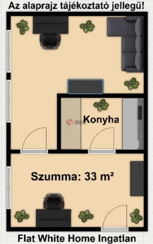 Kiadó iroda, Szegeden, Mérey utcában 112 E Ft / hó, 3 szobás