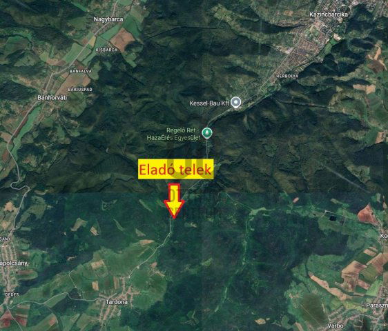 Eladó telek, Kazincbarcikán 5.1 M Ft / költözzbe.hu