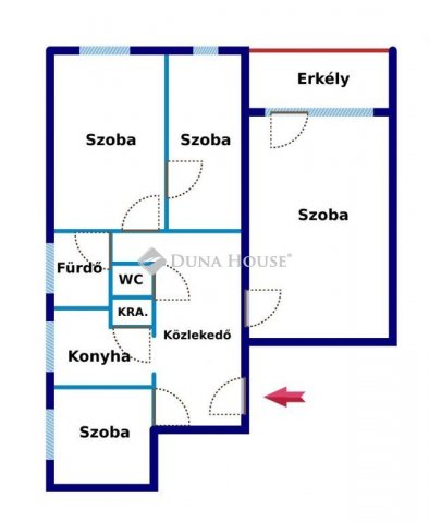 Eladó téglalakás, Budapesten, XXI. kerületben 75.9 M Ft